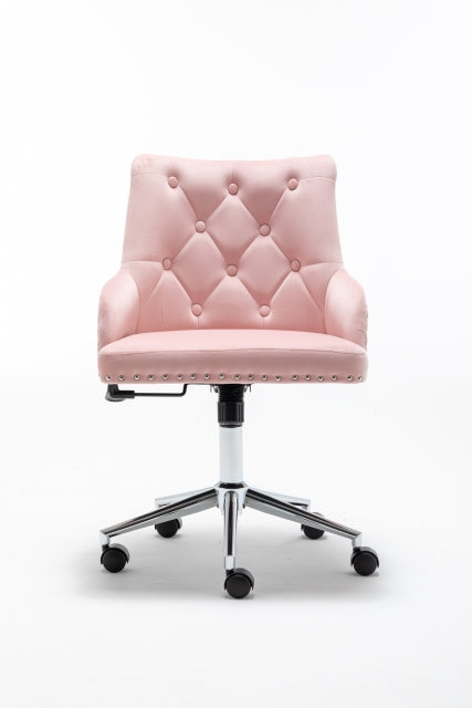 Temi velvet adjustable office chair