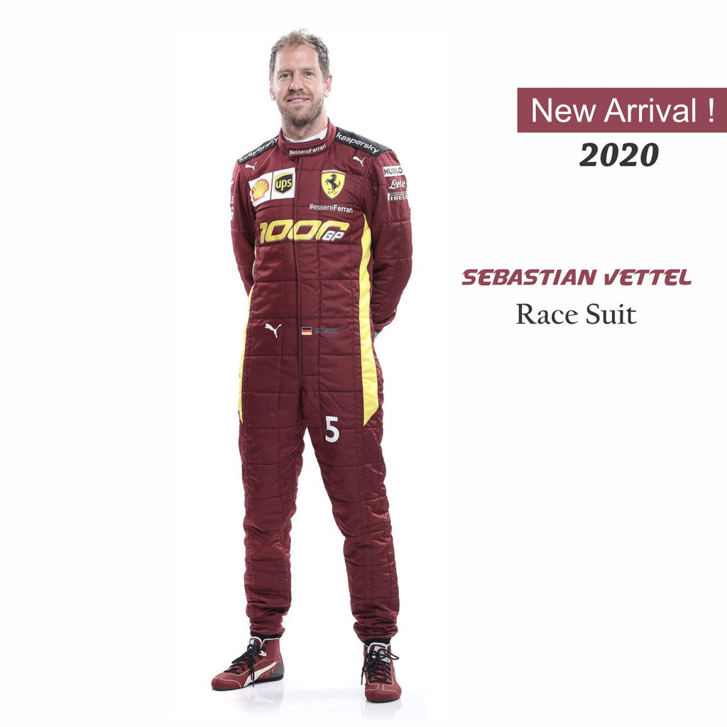 Charles Leclerc Sebastian Vettel Race Suit 2020 Replica Scuderia