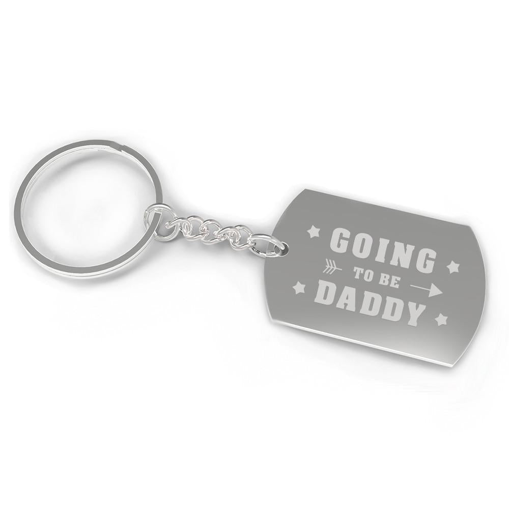 Going To be Daddy Key Chain Baby Announcement Gift