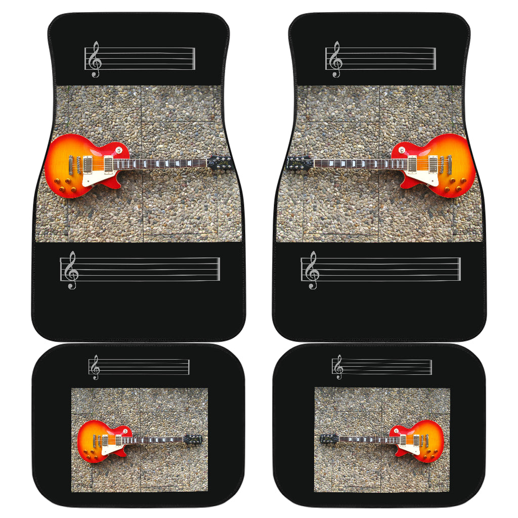 Front And Back Car Mats (Set Of 4) - Guitar