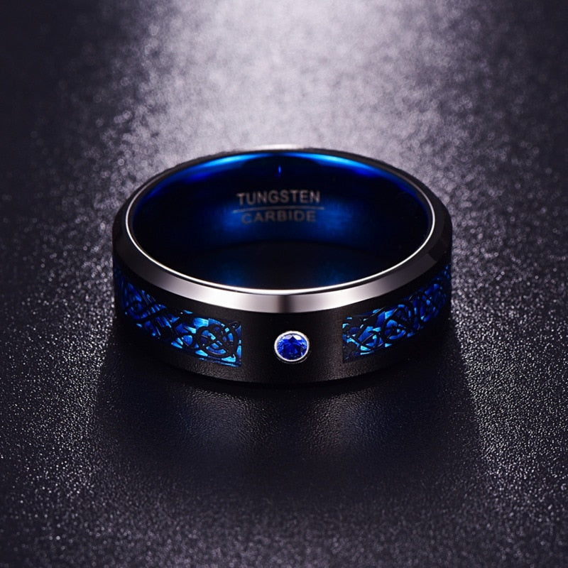 Exquisite Blue Zircon Rings