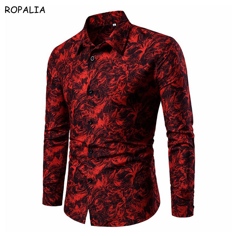 ROPALIA Casual Long Sleeved Shirt