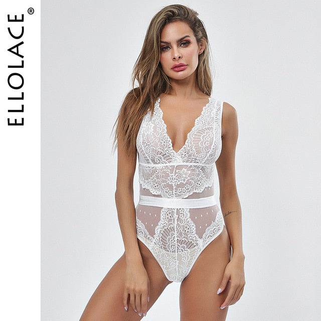 Ellolace Summer Lace Bodysuit