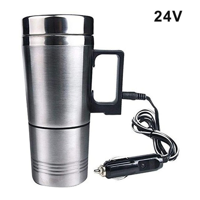 300ML 12V 24V Heating Cup With Cigar Lighter Cable