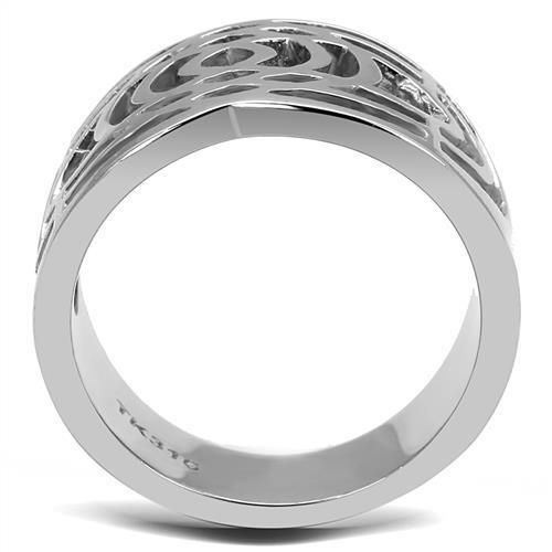 Women Stainless Steel No Stone Rings