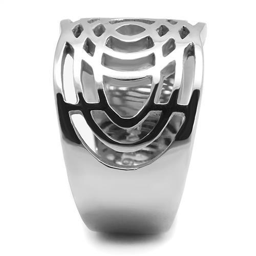 Women Stainless Steel No Stone Rings