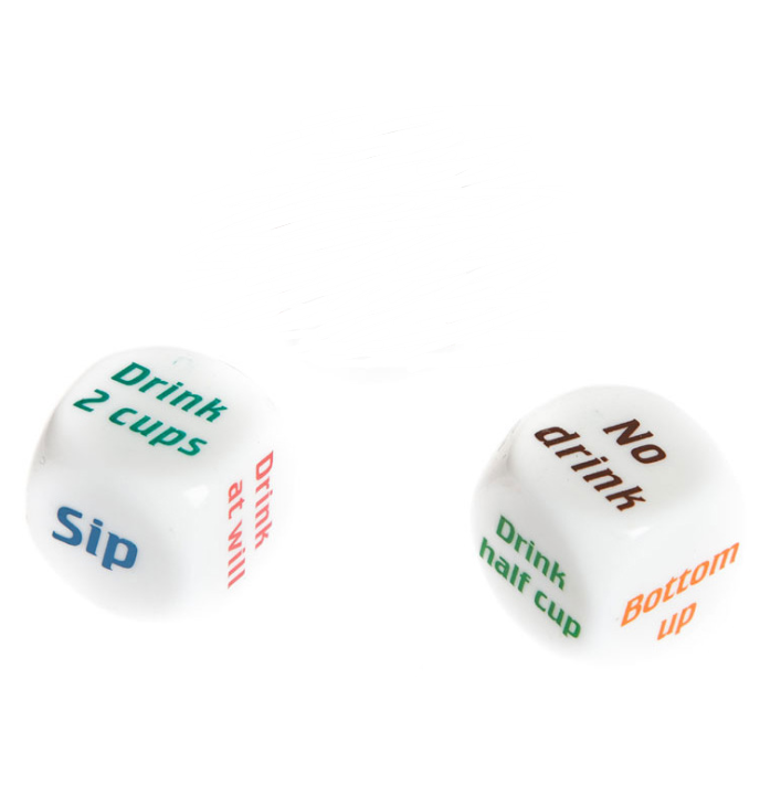 Color printing English wine order dice