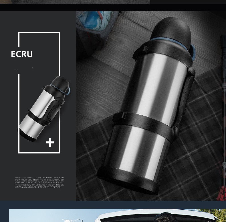 Large capacity travel home thermos