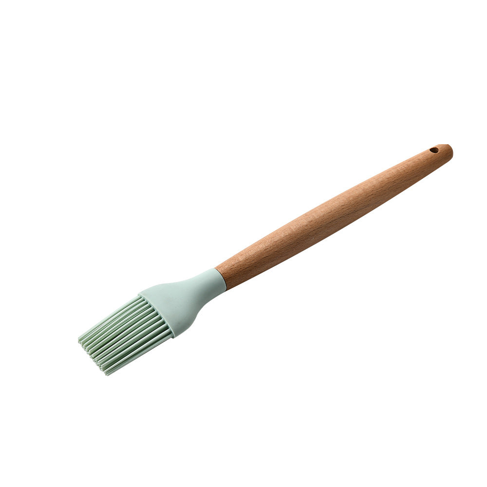 Silicone Kitchenware with Wooden Handle