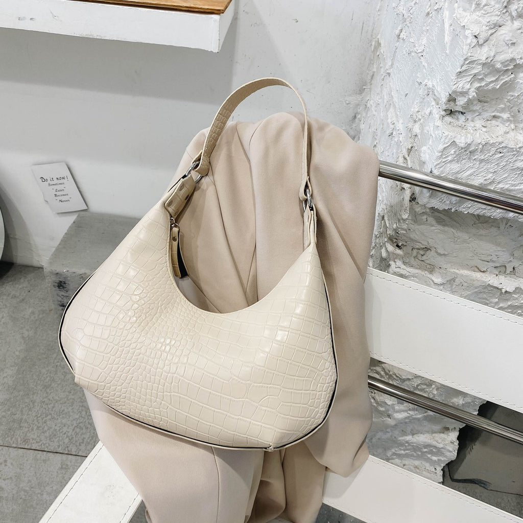 Fashionable Texture One-Shoulder Messenger Bag