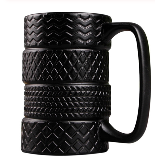 Large capacity ceramic tire cup