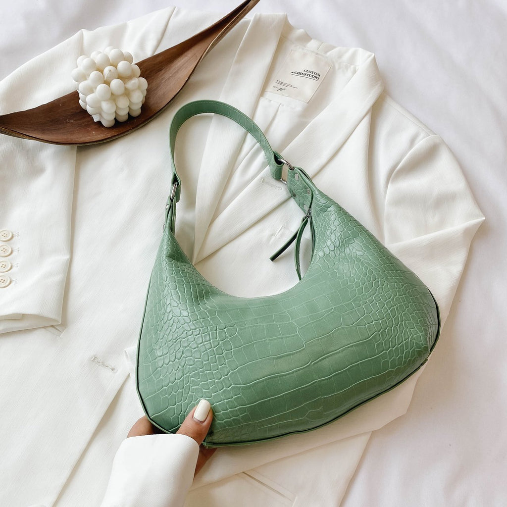 Fashionable Texture One-Shoulder Messenger Bag