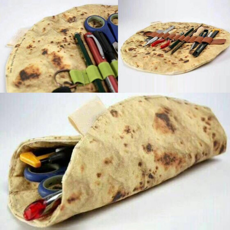 Simulation burritos pencil case