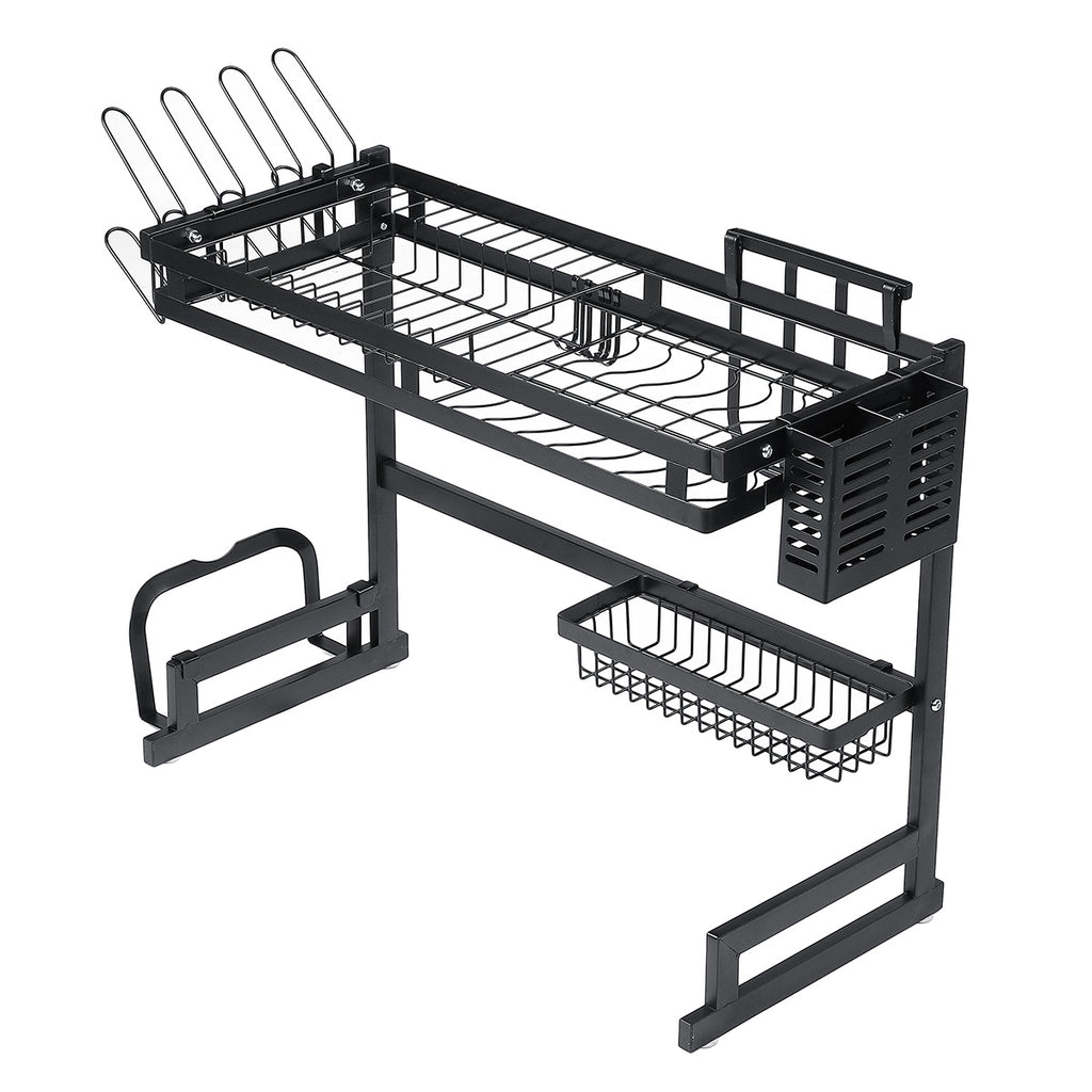 Stainless Steel All-In-One Versatile Dish Rack for Kitchen Storage