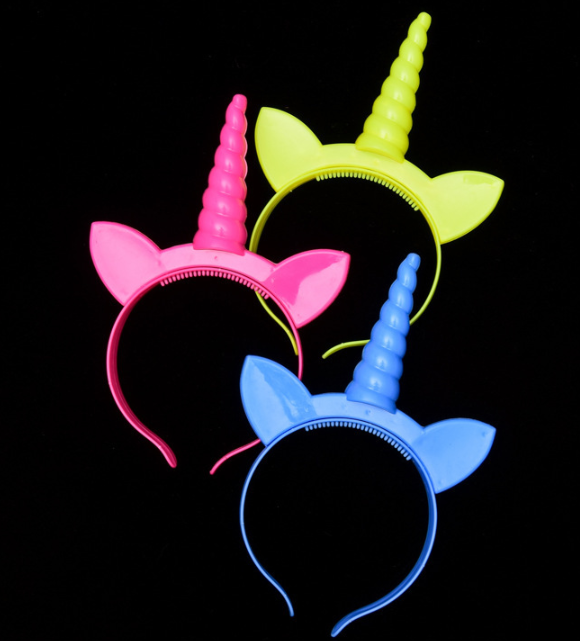 Halloween glowing unicorn headband