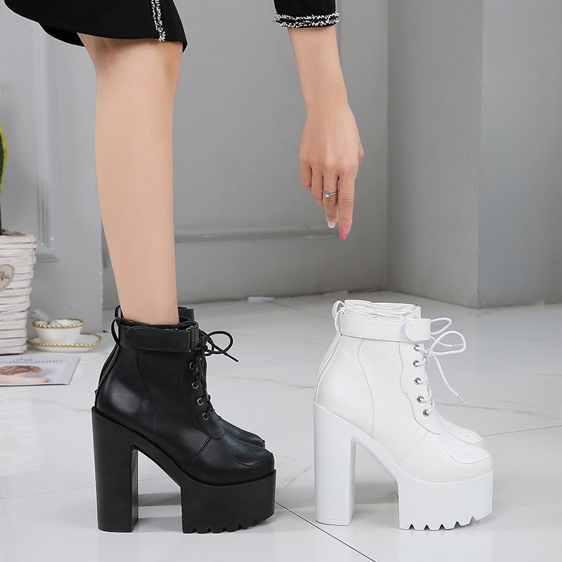Chunky Martin ankle boots
