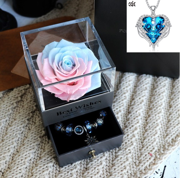 Eternal Roses In Jewelry Box