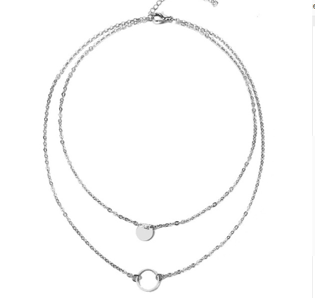 Multi-layer pendant necklace
