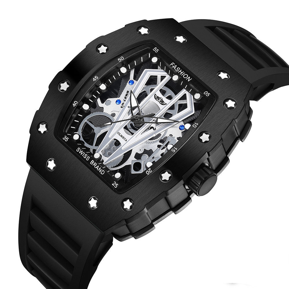 Mechanical watch luminous waterproof
