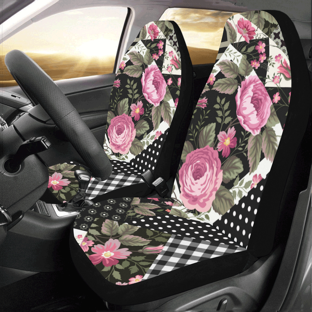 2 PCS Front Car Seat Covers