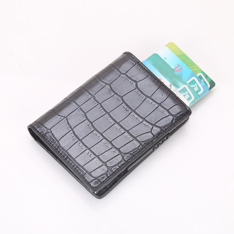 RFID Anti-scan Mini Carbon Fiber Credit Card Wallet