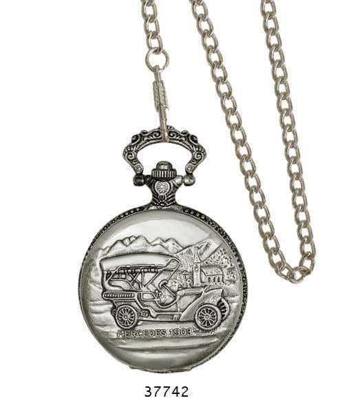 46MM Milano Expressions Engraved Pocket Watch