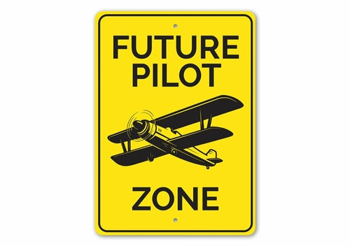 Future Pilot Zone Room Sign