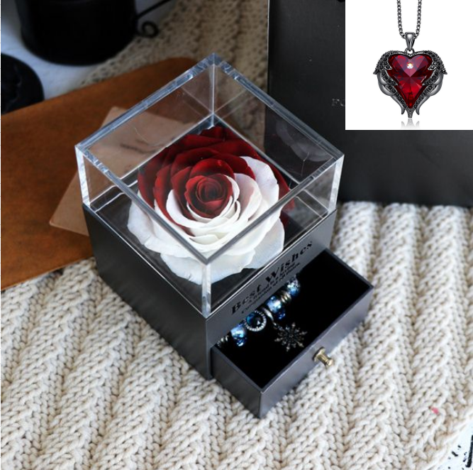 Eternal Roses In Jewelry Box