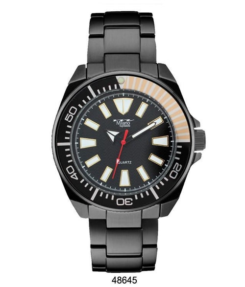 48MM Milano Expressions Metal Band Watch