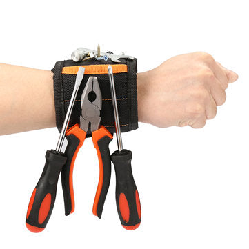 Magnetic Wristband for Holding Tools Screws Nails Drill Bits Small Metal Part