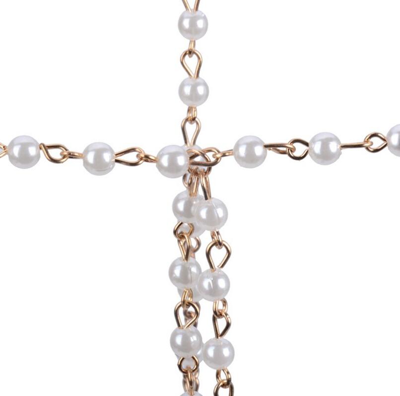Pearl body chain