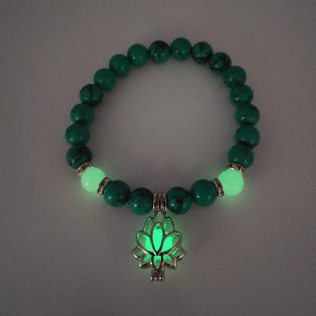Energy Luminous Lotus Strand Bead Bracelet