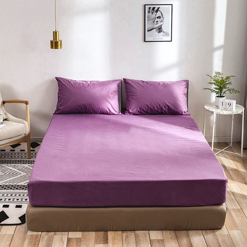 9 colors Waterproof Mattress Encasement Cover Bed