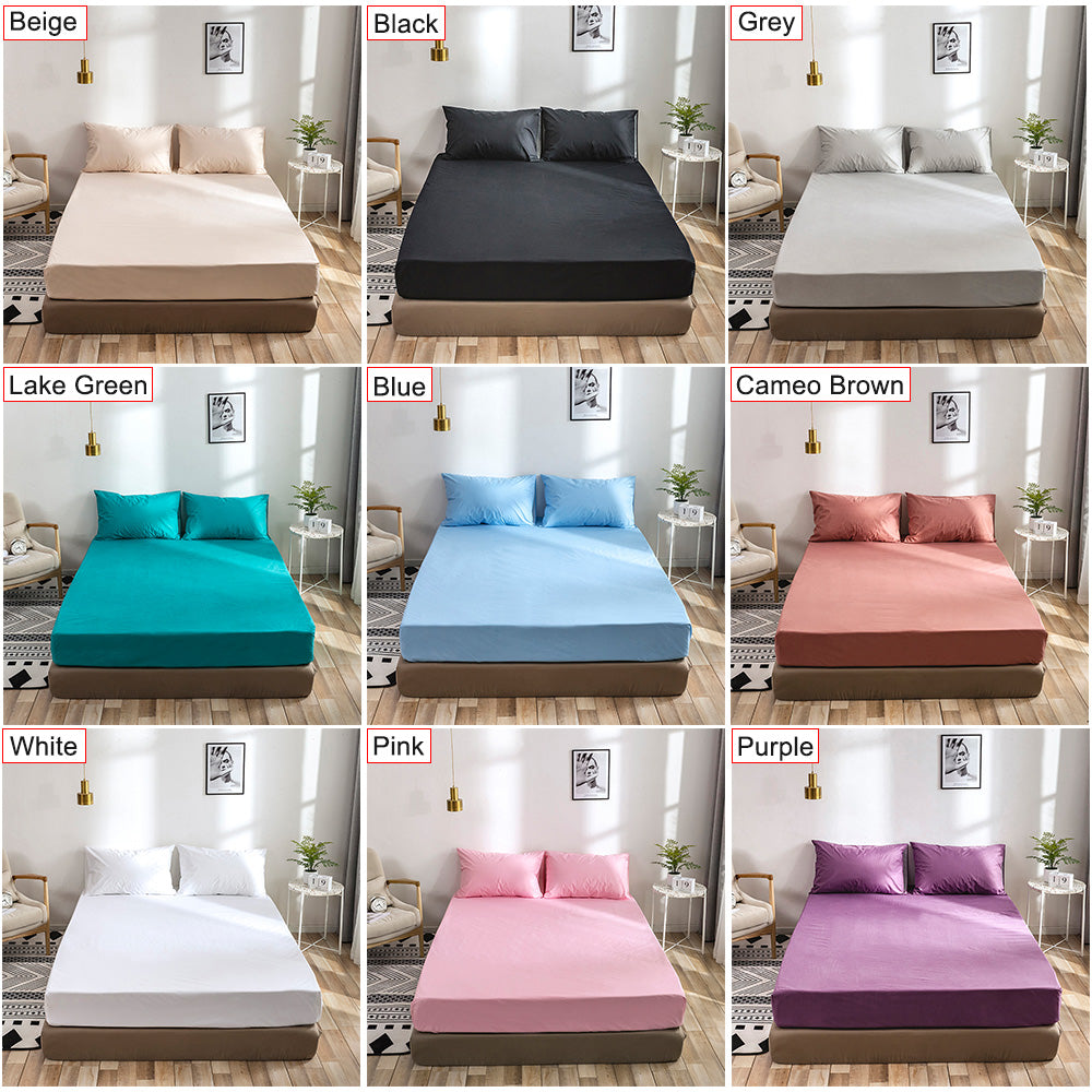 9 colors Waterproof Mattress Encasement Cover Bed