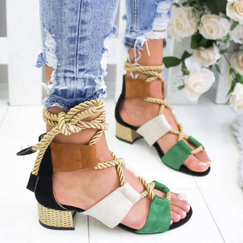 Round Head Color Matching in the Thick Sandals 34--43