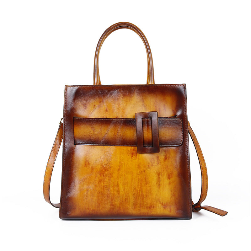 Chinese Style Large-Capacity One-Shoulder Diagonal Handbag