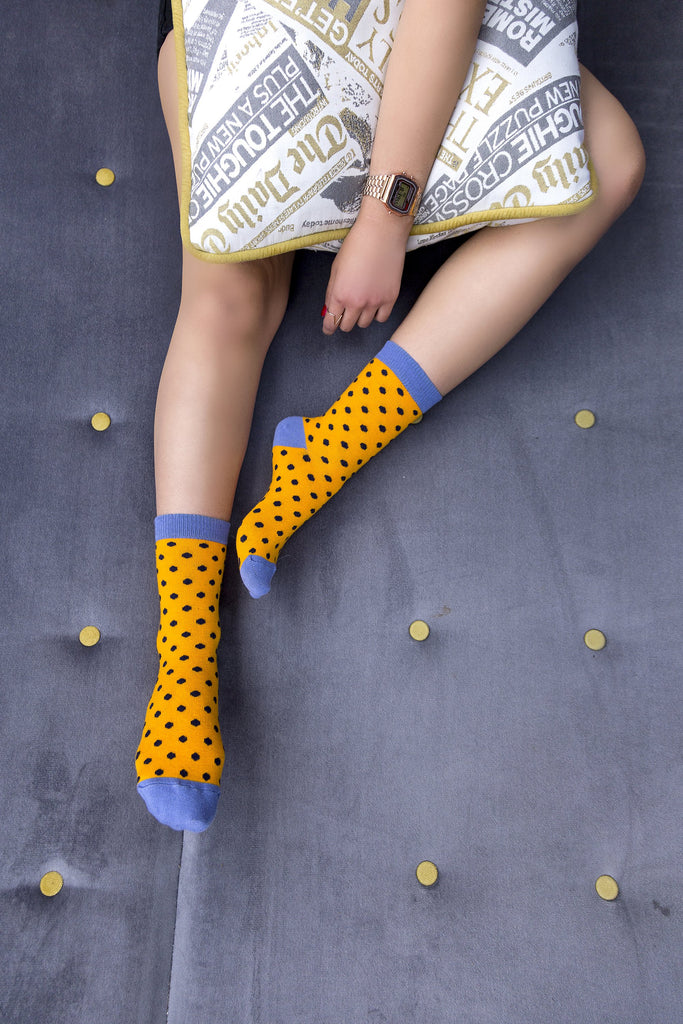 Women's Apricot Dot Socks