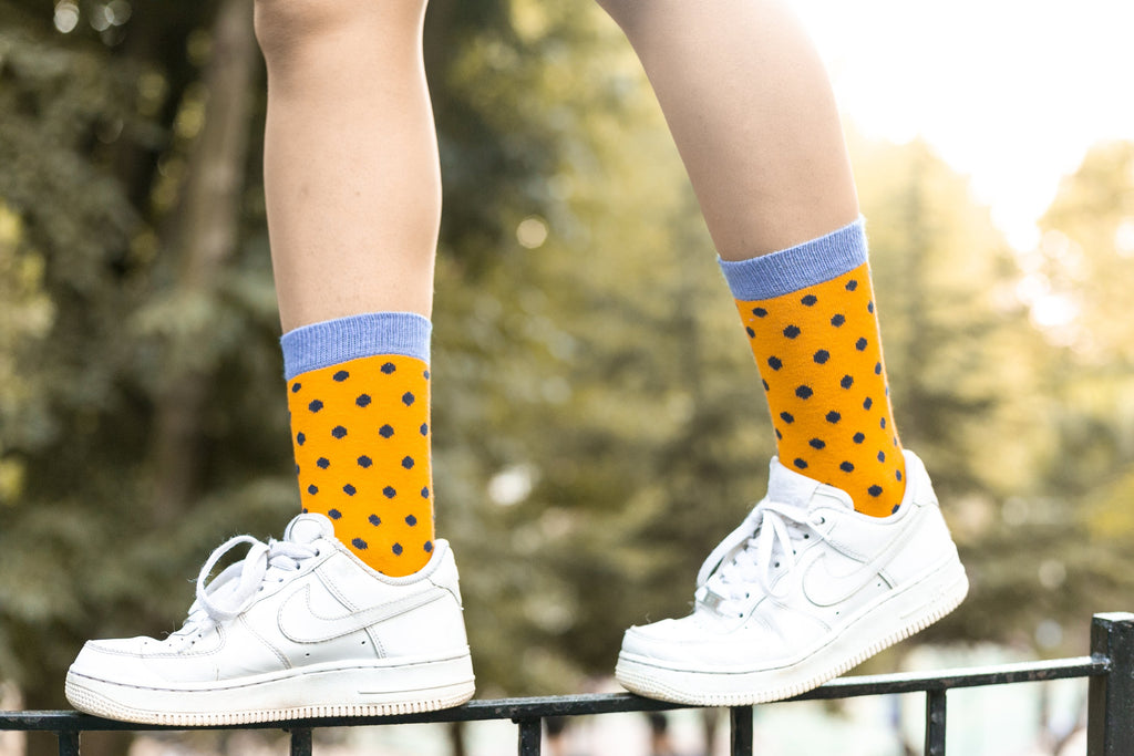 Women's Apricot Dot Socks