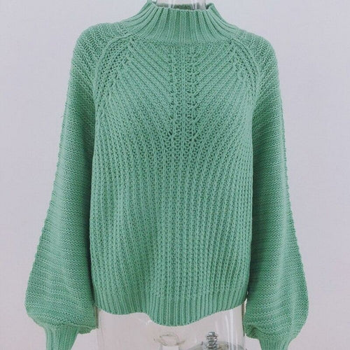 Long Sleeve Female Jumpers Oversized  Knitted Sweater