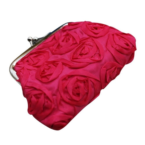 Rose Flower coin purse