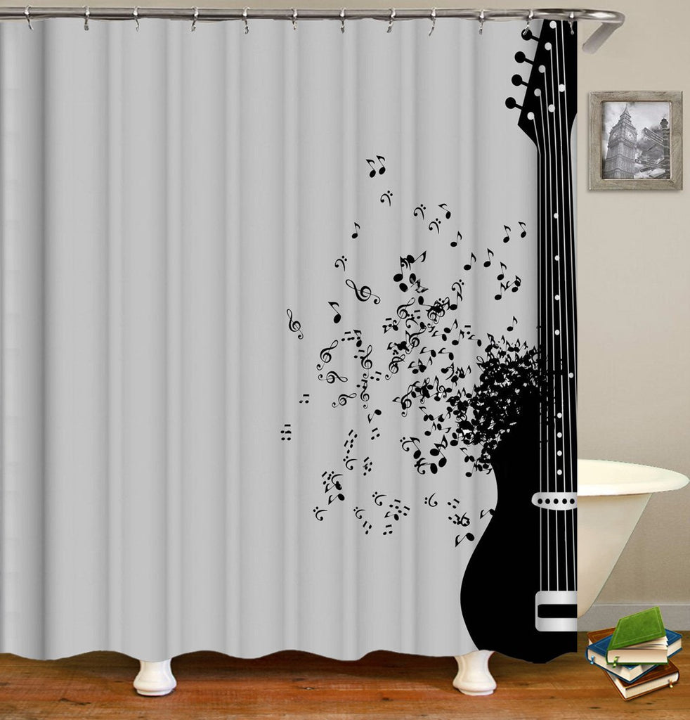 Guitar Is Life Shower Curtain