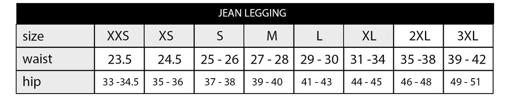 Jean Blue Camo Leggings