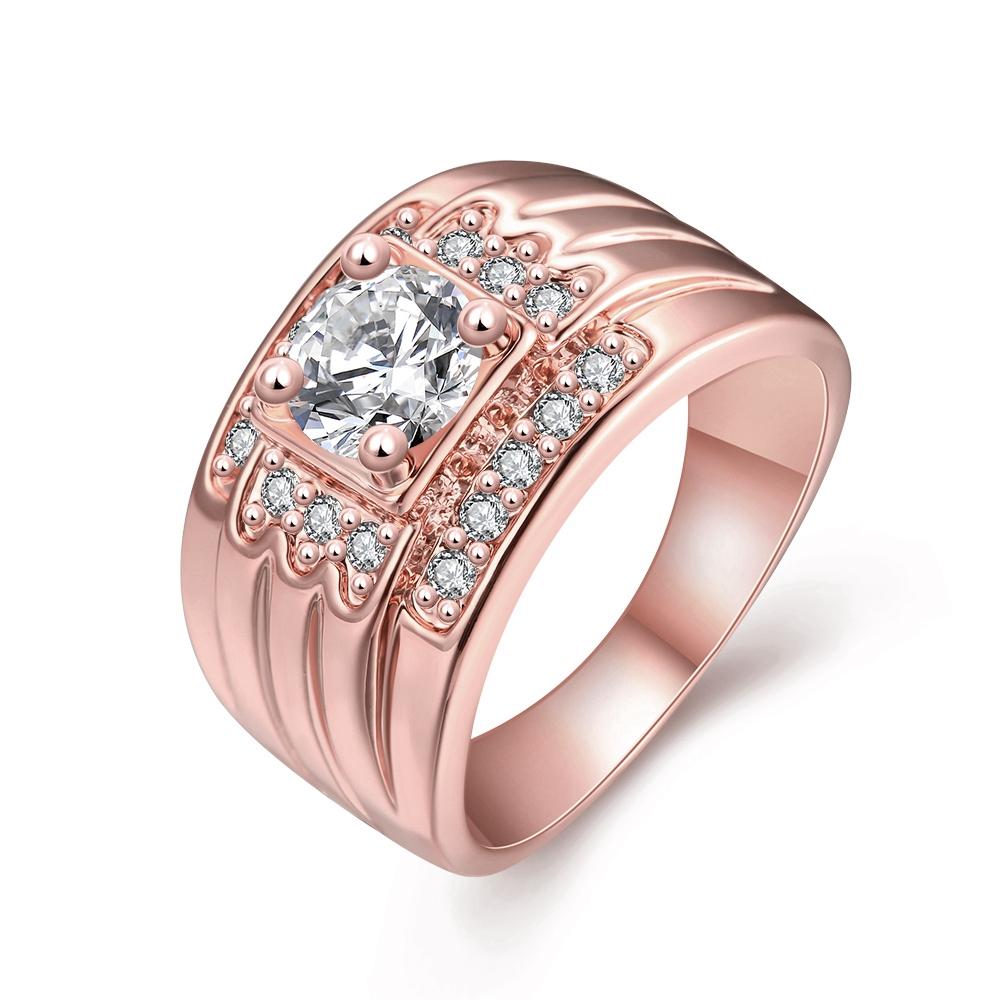 18K Rose Gold Plated Judith  Ring made with Swarovski Crystals