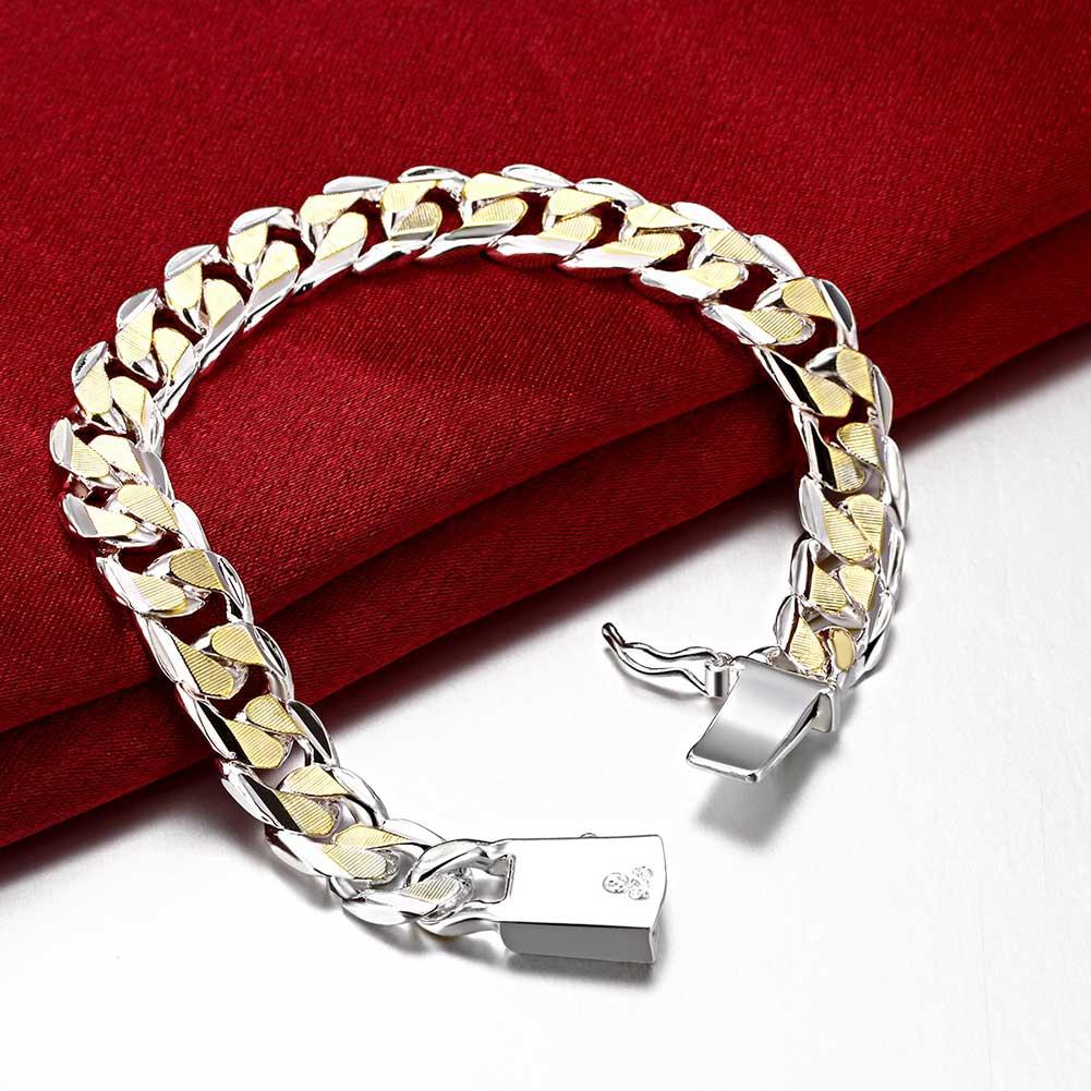 Duo Toned 14K Gold Plating Italian Curb Link Chain