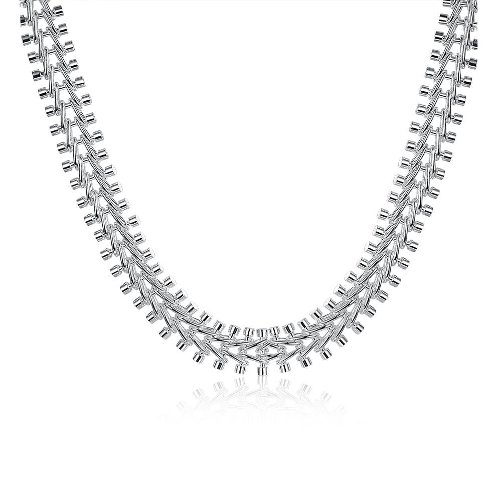 Necklace in 18K White Gold Plated
