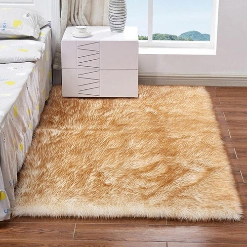 Living Room Bedroom Plush Rug Ultra Soft Rectangle