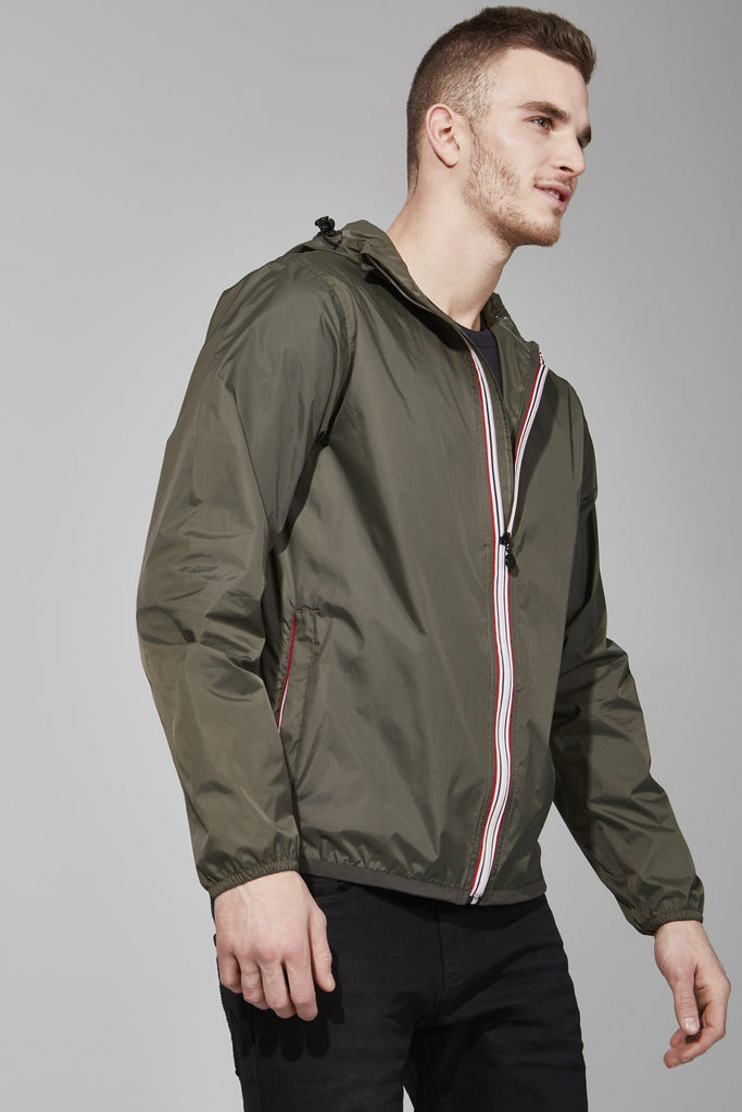 Max - Torba Full Zip Packable Rain Jacket
