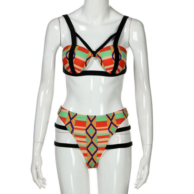 New Style Womens African Print Inspired Two Piece