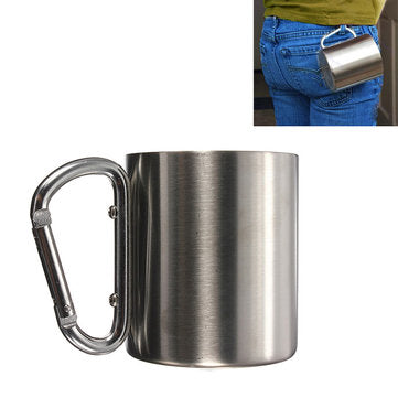 220ml Portable Stainless Steel Mug