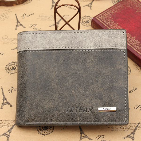 Men's PU Leather Bifold Wallet